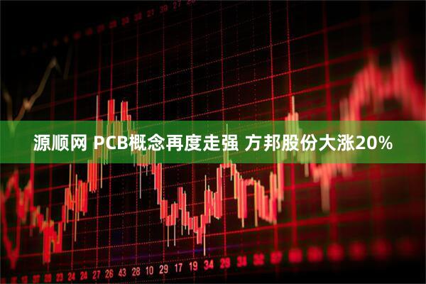源顺网 PCB概念再度走强 方邦股份大涨20%
