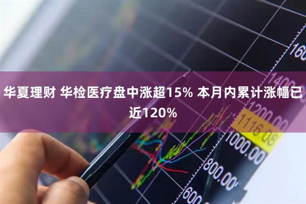 华夏理财 华检医疗盘中涨超15% 本月内累计涨幅已近120%