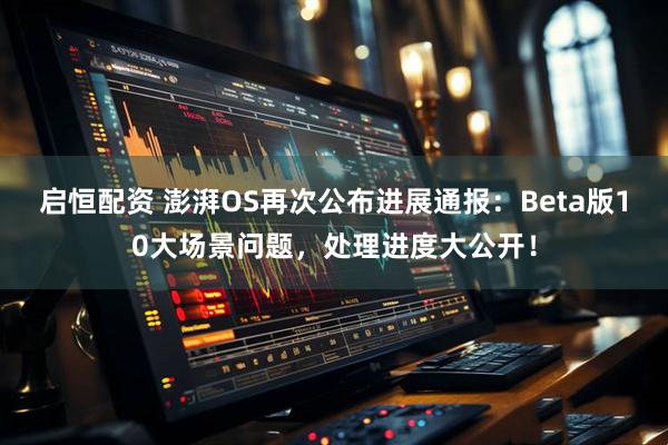 启恒配资 澎湃OS再次公布进展通报：Beta版10大场景问题，处理进度大公开！