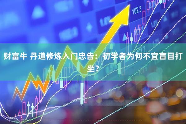财富牛 丹道修炼入门忠告：初学者为何不宜盲目打坐？